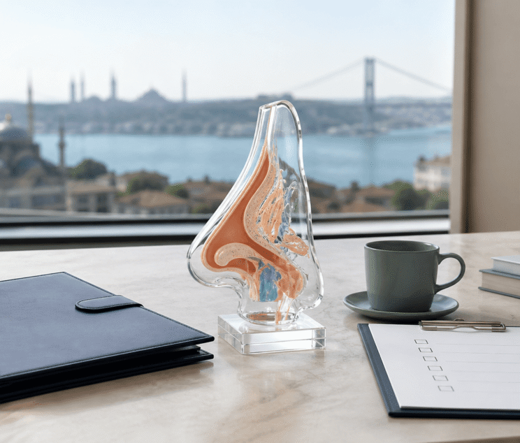 Checklist and anatomical nose model for choosing a rhinoplasty surgeon in Turkey
