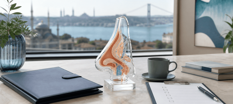 Checklist and anatomical nose model for choosing a rhinoplasty surgeon in Turkey