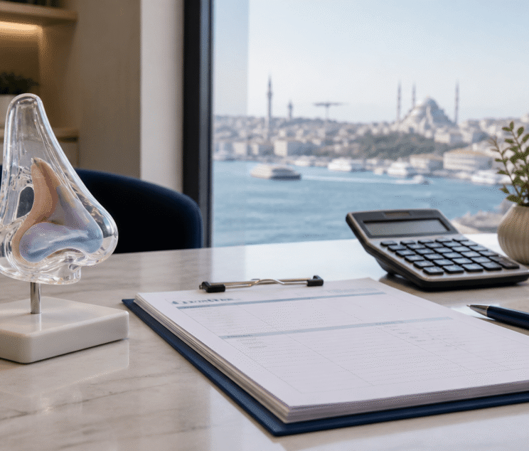 Itemised rhinoplasty cost planning in Turkey with an anatomical nose model