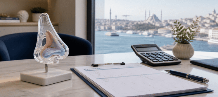 Itemised rhinoplasty cost planning in Turkey with an anatomical nose model