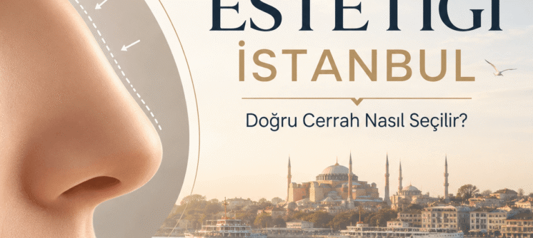 İstanbul'da burun estetiği yaptırmayı planlayanlar için doğal rinoplasti, doğru cerrah seçimi ve estetik planlamayı anlatan blog görseli.